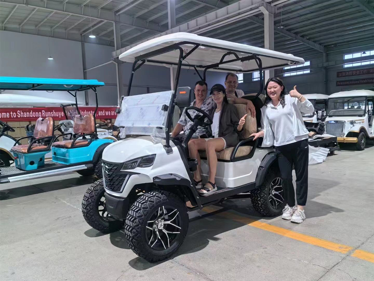 電動巡邏觀光車出口產品