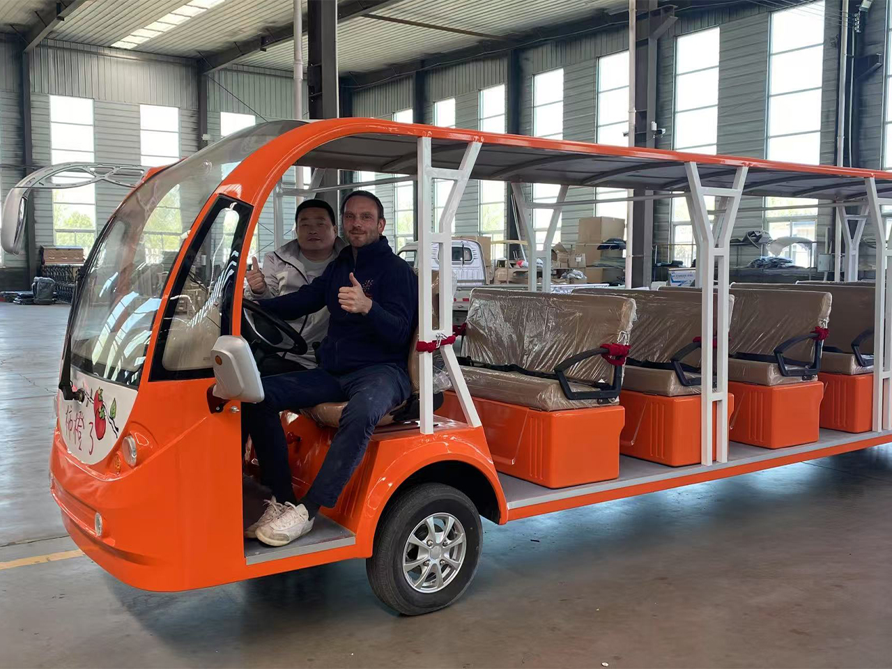 電動巡邏觀光車出口產品